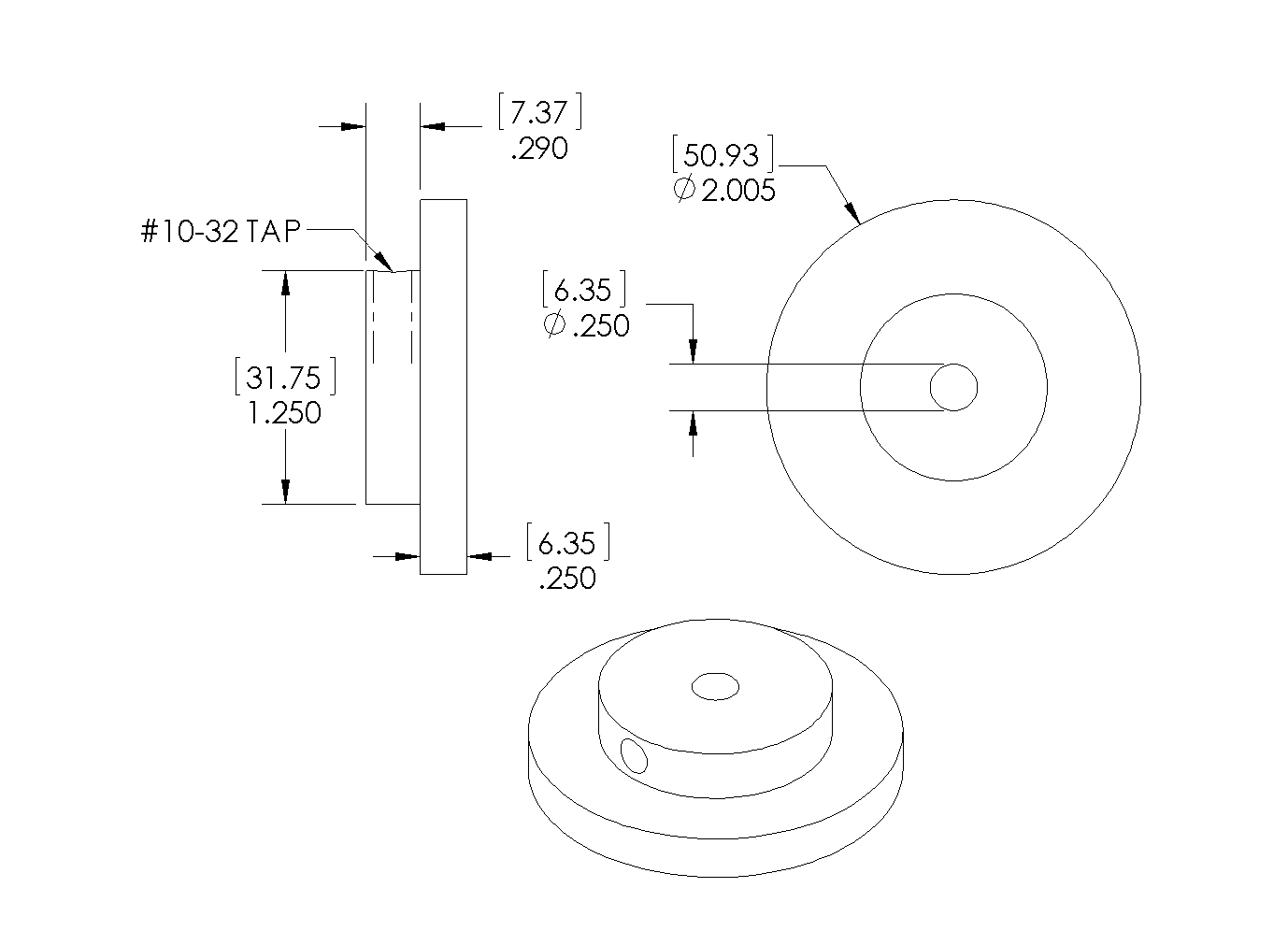 M4 Encoder G23B Drawing